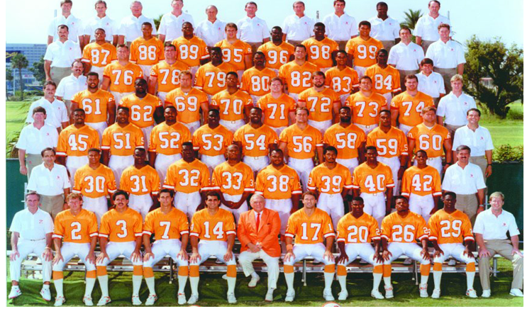 1990 Season 15 Tampa Buccaneers Team Picture