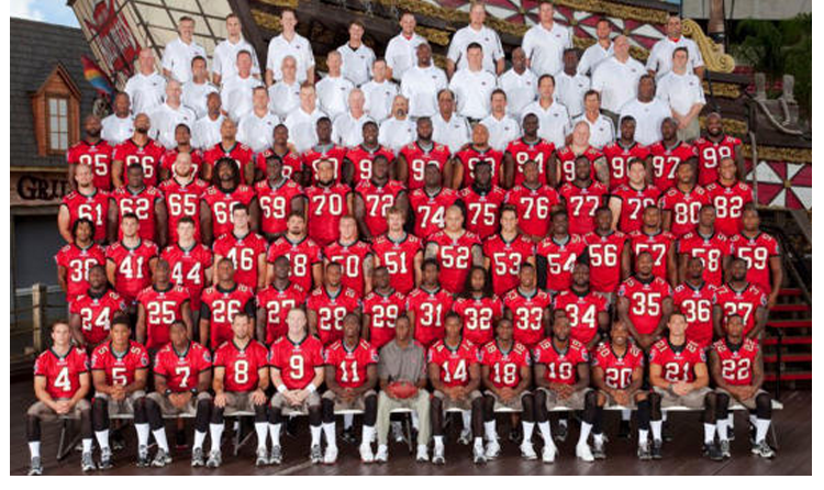2009 Season 34 Tampa Buccaneers Team Picture
