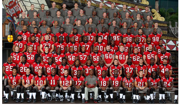 2011 Season 36 Tampa Buccaneers Team Picture