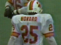 Bobby Howard Tampa Bay Buccaneer No. 25 BuccaneersFan Advisory Team